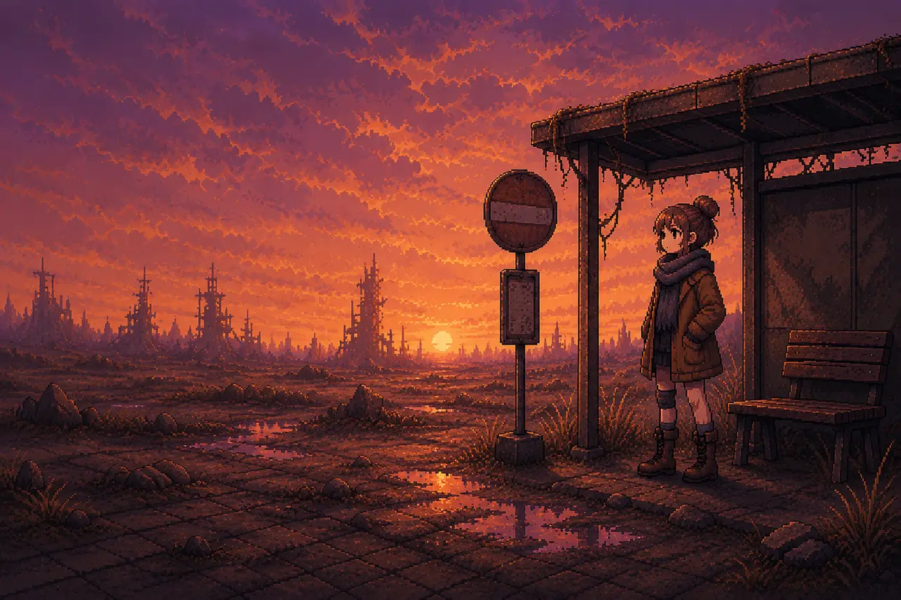 夕暮れの風景